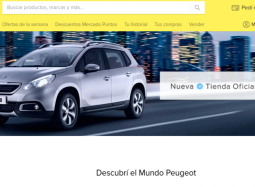 Peugeot abre una tienda en Mercado Libre