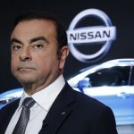 Ghosn, Chairman and CEO of the Renault-Nissan Alliance looks on during the 87th International Motor Show at Palexpo in Geneva