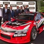 Acuerdo Toyota YPF – Juan Maria Traverso, Matias Rossi, Julian Santero, Daniel Herrero, Miguel Gutierrez, Mariano Altuna y Dario Ramonda