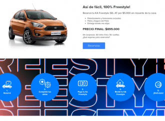 Ford vende el Ka Freestyle 100 por ciento digital