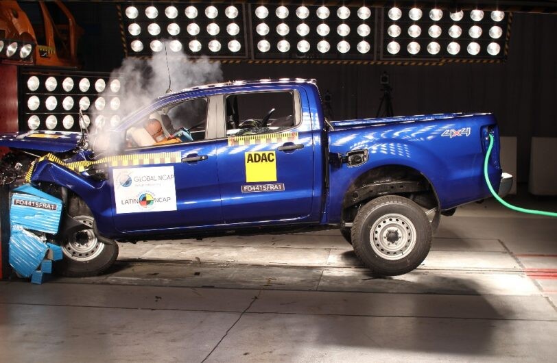 Latin NCAP sube a cuatro las estrellas de la Ford Ranger