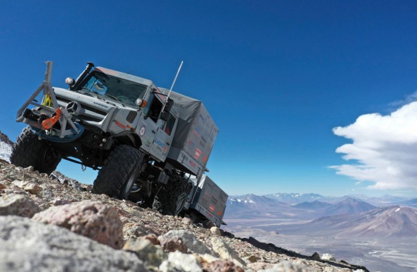 Un Unimog establece el nuevo récord de altitud: 6.694 msnm