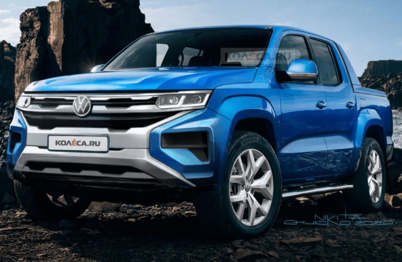 Así podría quedar la futura Volkswagen Amarok