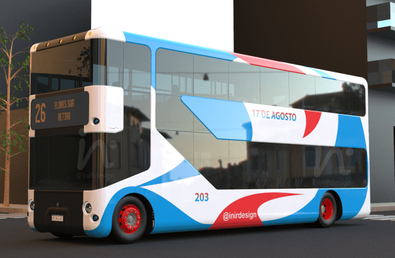 Proponen un bus de doble piso para circular en la ciudad