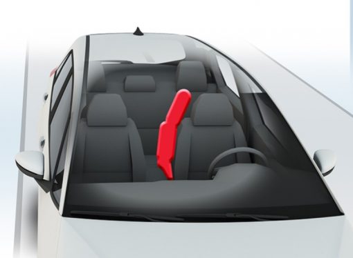 ¿Cómo es el airbag central del nuevo Honda Fit?