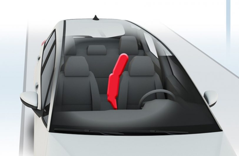 ¿Cómo es el airbag central del nuevo Honda Fit?
