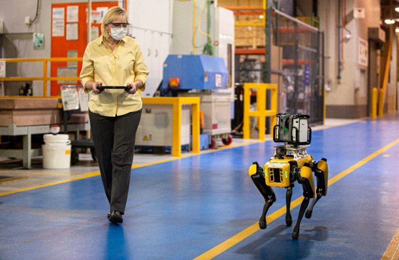 Ford utiliza estos robot-perro en sus plantas