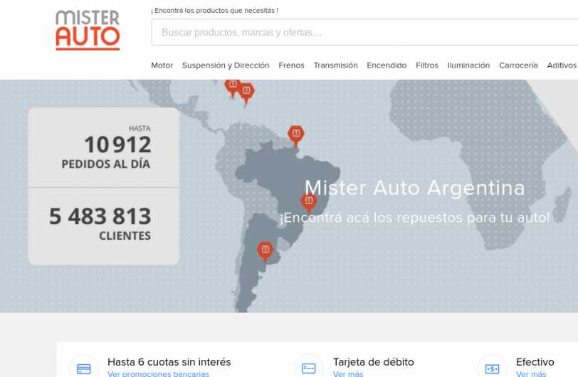 Mister Auto desembarca en la Argentina