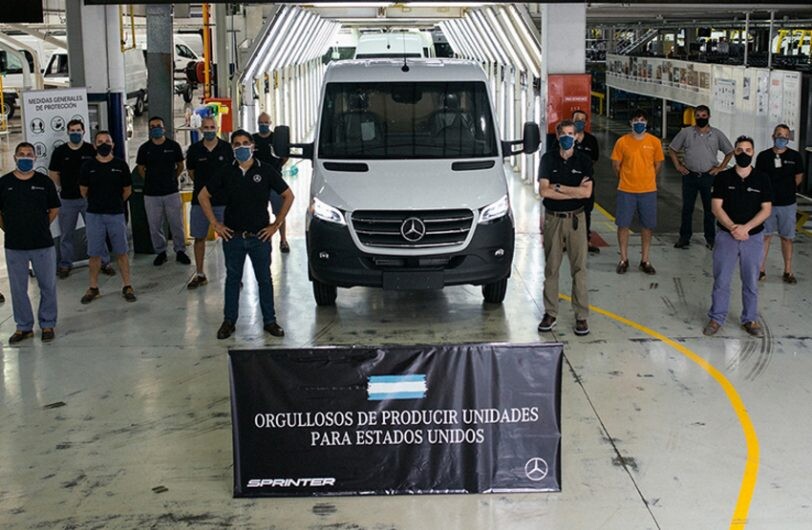 Mercedes reinició la exportación de Sprinter a EE.UU.