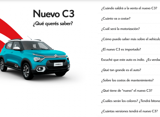 ¿Es un auto indio? Citroën responde sobre el nuevo C3 en su web