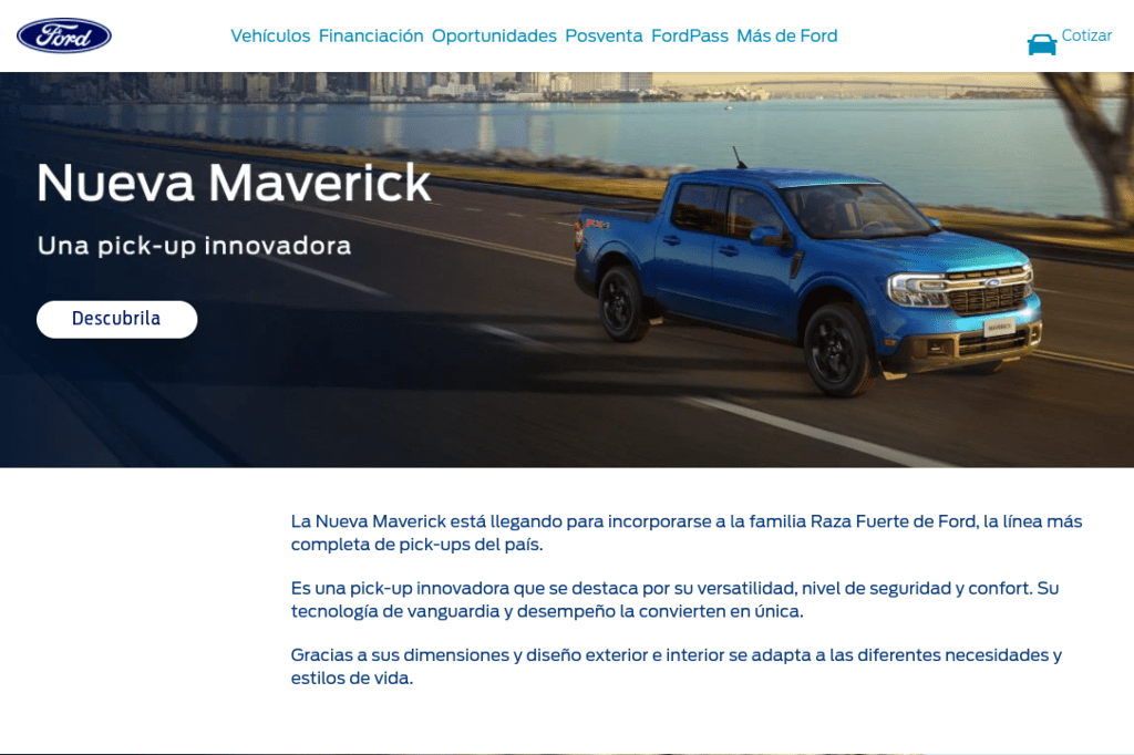 La Ford Maverick, cada vez más cerca de la Argentina