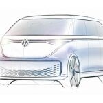 VW id buzz dibujo