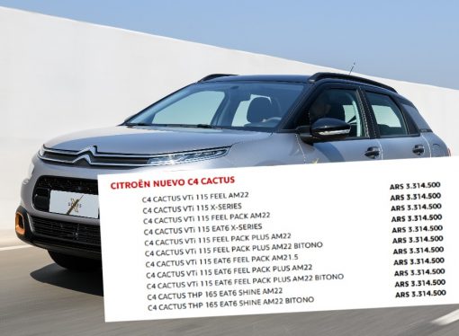 Insólito: las 11 versiones del Citroën C4 Cactus cuestan lo mismo