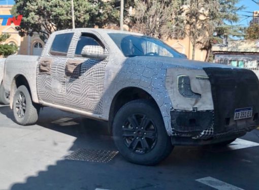 Ford ya prueba la nueva Ranger en la Argentina