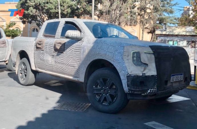 Ford ya prueba la nueva Ranger en la Argentina