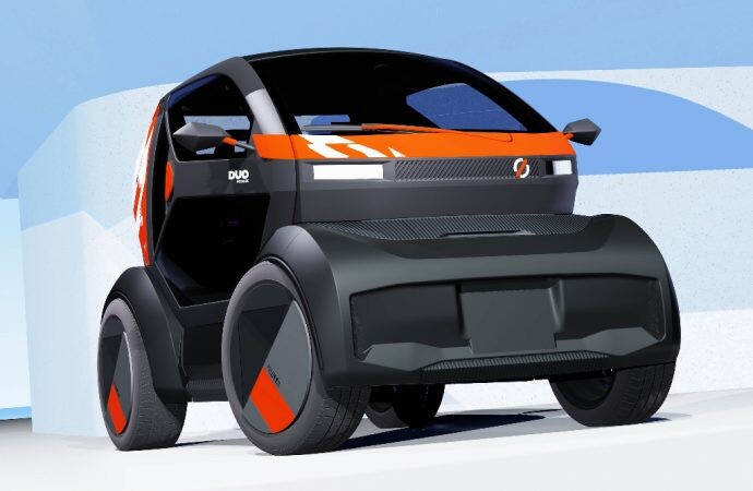 Mobilize Duo: el sucesor de Twizy ya no tiene el rombo en la trompa