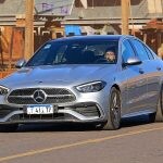 mercedes c300 accion frente