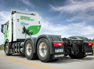Scania presenta una ingeniosa forma para duplicar la autonomía de sus camiones a GNC
