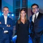 01. Arnaud Leclerc, COO de Alfa Romeo, Carolina Belcastro (Presidenta Alfa Romeo Argentina) y Fabrizio Lucentini, embajador de Italia en Argentina.