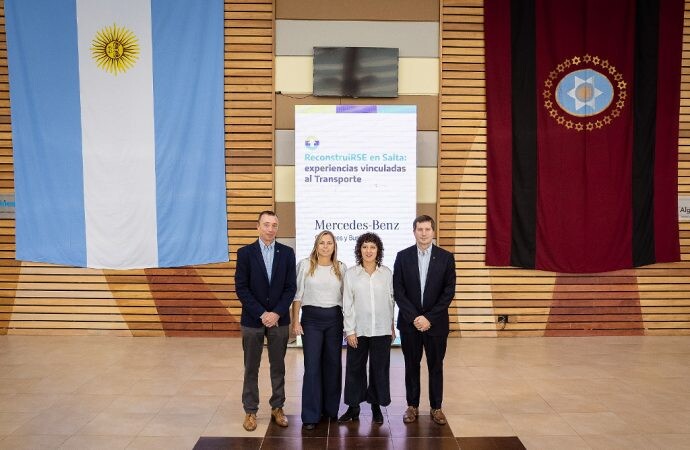 Mercedes-Benz Camiones y Buses llevó el programa ReconstruiRSE a Salta