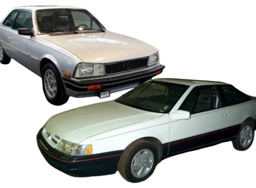 Como eran las inéditas coupés de Peugeot y Renault que casi se venden en Estados Unidos