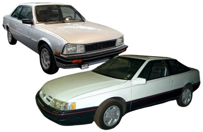 Como eran las inéditas coupés de Peugeot y Renault que casi se venden en Estados Unidos
