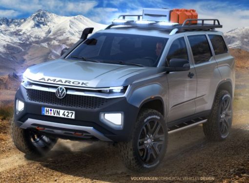 Volkswagen muestra un boceto de la Amarok SUV que no llegó a producir