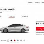 precio corolla