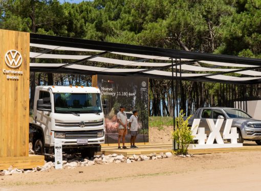 La División Camiones y Buses de Volkswagen presente en la frontera de Pinamar