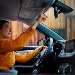 Acompañamiento Seguro persona botón azul uso escritorio