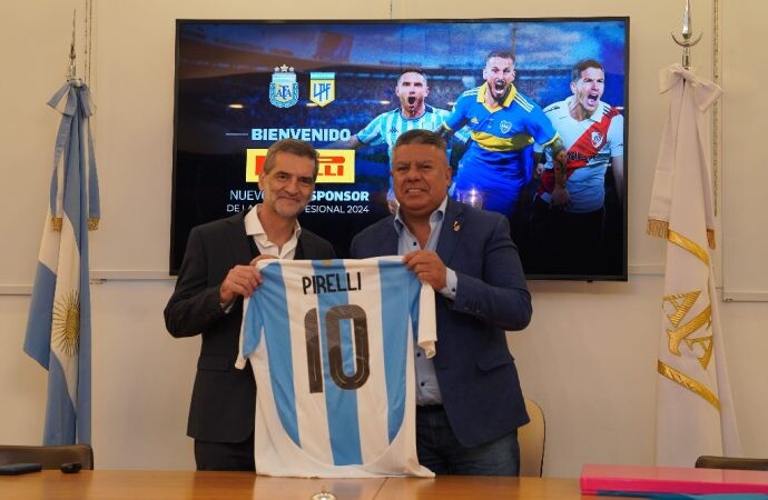 La Asociación del Fútbol Argentino presenta a Pirelli como nuevo Main Sponsor de la Liga Profesional de Fútbol