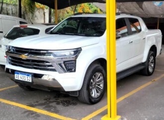 La nueva Chevrolet S10 se deja ver en Rosario
