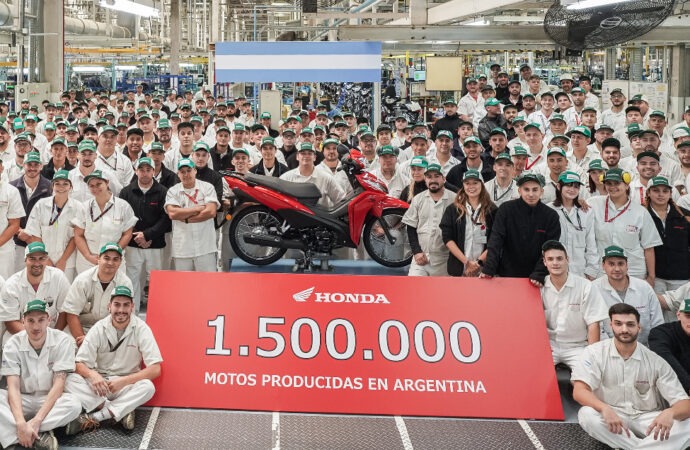 Honda celebra 1.500.000 motos producidas en Argentina