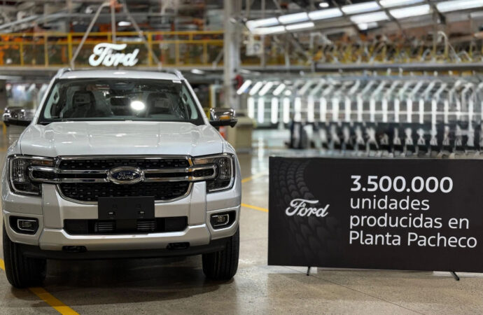 Ford celebra los 3.500.000 vehículos producidos en Pacheco