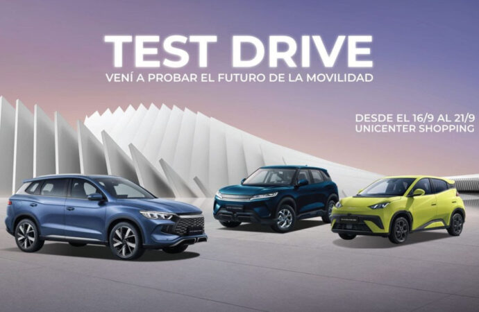 BYD organizó un test drive para probar sus novedades