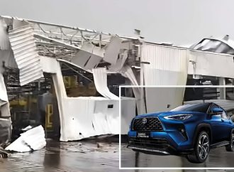 Un temporal destrozó una fábrica de Toyota en Brasil y postergó el lanzamiento del Yaris Cross