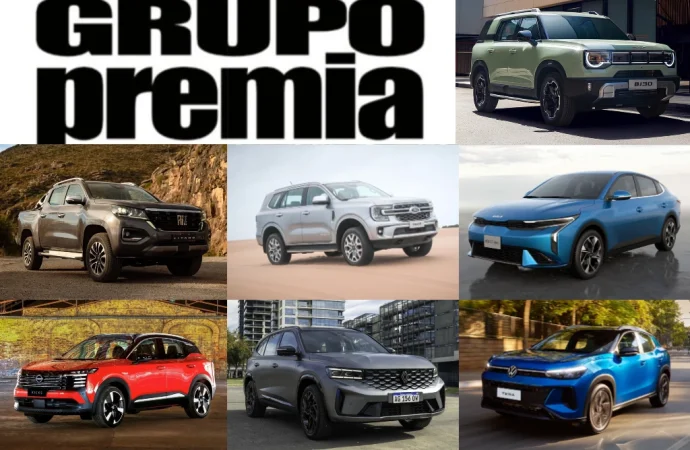 Grupo Premia eligió los siete finalistas que irán por el Auto del Año 2026
