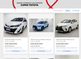 Toyota abre una tienda de Usados Certificados en Mercado Libre