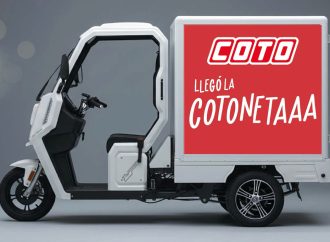Cómo es la “Cotoneta”, el triciclo eléctrico que utiliza Coto para sus repartos