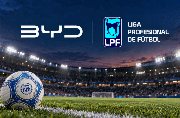 BYD Argentina se convierte en Main Sponsor de la Liga Profesional de Fútbol