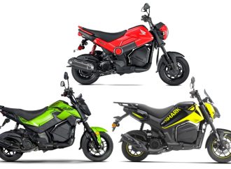 Comparamos las Honda Navi, Corven Flow y Motomel Shark que recalientan el segmento fun